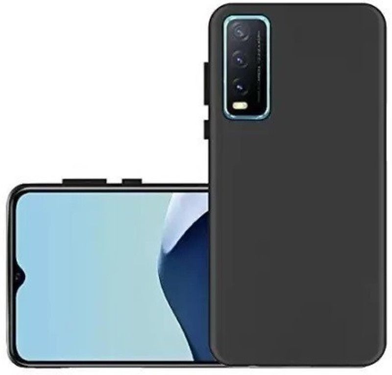 S-Hardline Back Cover for VIvo Y20G  (Black, Flexible, Pack of: 1)