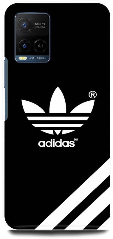 play fast Back Cover for Vivo Y21, V2111 ADIDAS, LOGO, SIGN, DESIGN, EMBLEM  (Black, Hard Case, Pack of: 1)