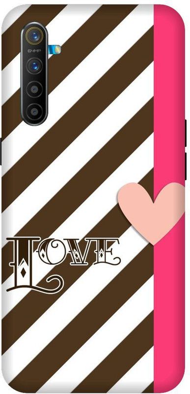 SSMORYA Back Cover for Realme X2 Pink Heart Printed Back Cover  (Multicolor, Waterproof, Pack of: 1)