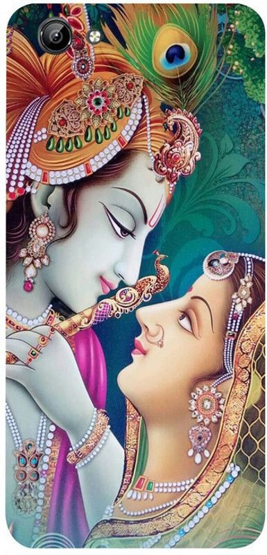 Golden Mask Back Cover for Vivo Y71 Radha Krishna  (Multicolor, Waterproof, Silicon, Pack of: 1)