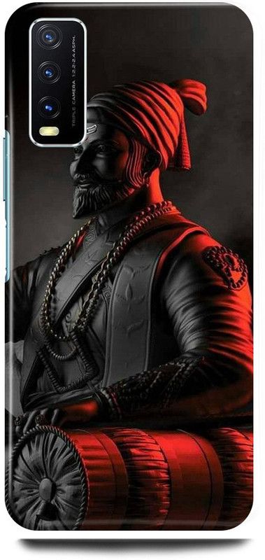 play fast Back Cover for Vivo Y12G, V2068 CHATRAPATI, SHIVAJI, MAHARAJ, MARATHA, KING  (Red, Hard Case, Pack of: 1)