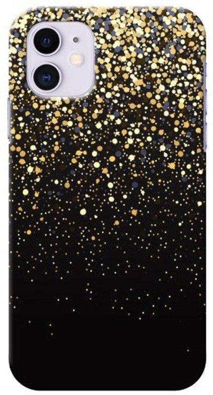 Thermobeans Back Cover for Shining Gold Glitter (Black) Design Printed Hard Case For IPhone 12, IPhone 12 Pro  (Multicolor, Pack of: 1)