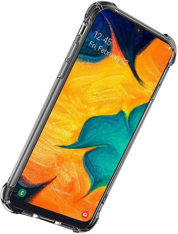 Phone Back Cover Flip Cover for Vivo V9 Pro  (Transparent, White, Grip Case, Pack of: 1)