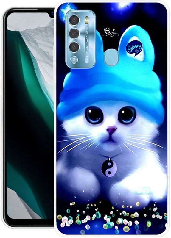 REALKING Back Cover for Itel Vision 2s  (Multicolor, Grip Case, Silicon, Pack of: 1)