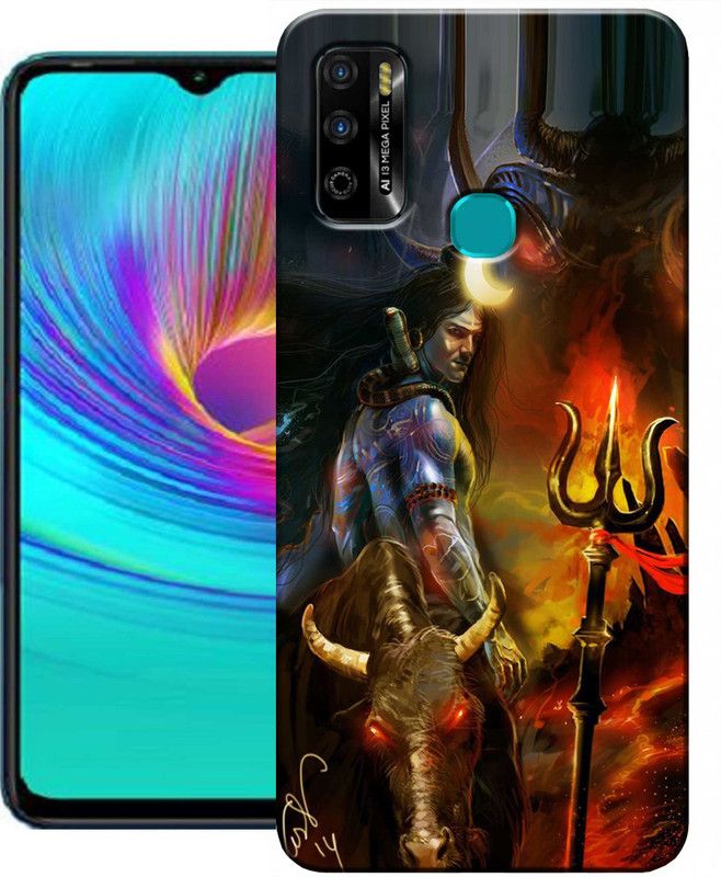 Amstyle Back Cover for Infinix Smart 4 Plus  (Multicolor, Dual Protection, Silicon, Pack of: 1)