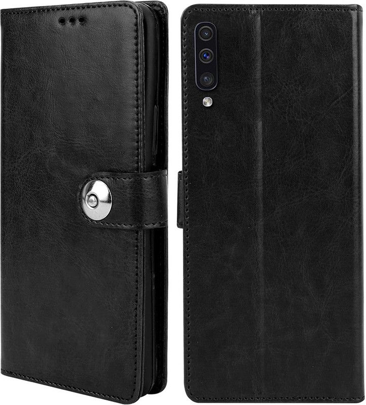 Winkel Flip Cover for Samsung Galaxy A50, Samsung Galaxy A50s, Samsung Galaxy A30s  (Black, Cases with Holder, Pack of: 1)