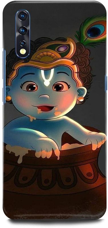 JUGGA Back Cover for Vivo S1, 1907, KRISHAN, KRISHNA, ART, BABY, KANHAIYA  (Blue, Hard Case, Pack of: 1)