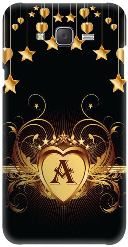 Crafto Rama Back Cover for Samsung Galaxy J7 (2015), SM-J700F, A, A Letter, A Alphabet, A Word, PRINTED, BACK COVER  (Multicolor, Hard Case, Pack of: 1)