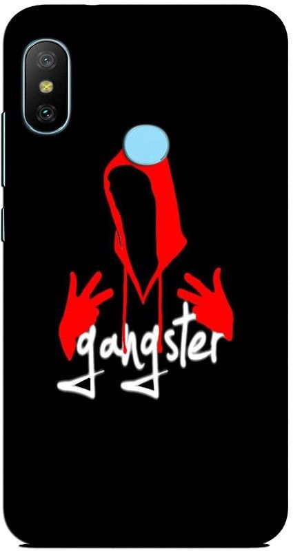CROKIAN Back Cover for Redmi 6 Pro Gangster Back Cover  (Multicolor, Hard Case, Pack of: 1)