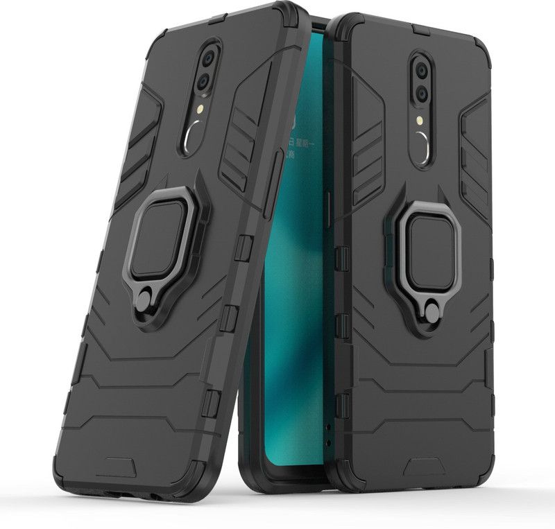 Power Back Cover for Oppo F11  (Black, Shock Proof, Pack of: 1)