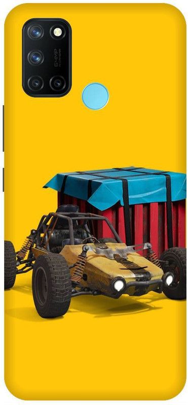 UMPRINT Back Cover for Realme 7i/RMX2103 Pubg Pubg Mobile Printed Back Cover  (Multicolor, Hard Case, Pack of: 1)