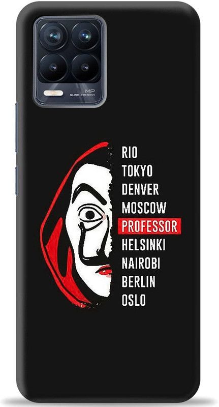 Dreamer Back Cover for Realme 8  (Black, Shock Proof, Pack of: 1)