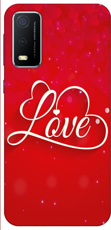 VITARO Back Cover for Vivo Y3s 2021  (Red, White, Grip Case, Silicon, Pack of: 1)