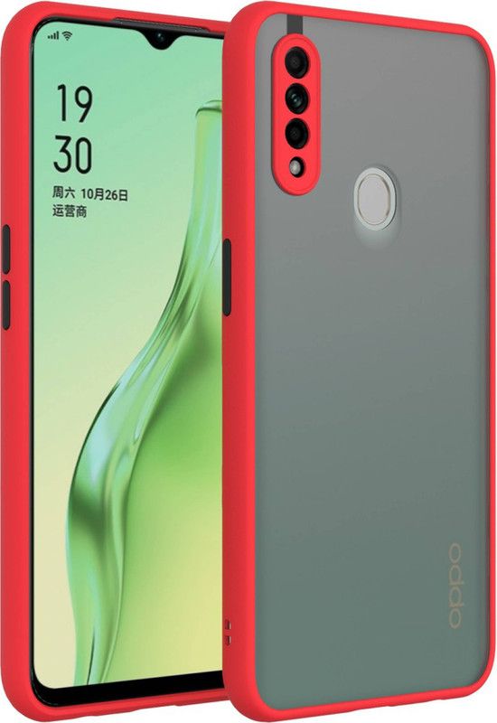 AOnes Back Cover for Oppo A8 / A31  (Red, Cases with Holder, Pack of: 1)