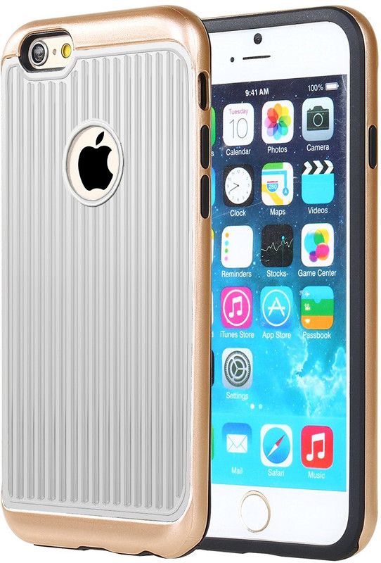 Kapa Back Cover for Apple iPhone 6s Plus  (Gold, Pack of: 1)