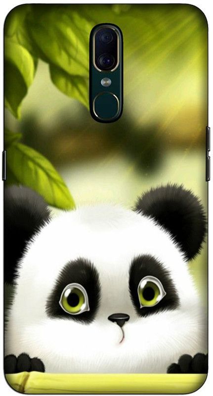 CROKIAN Back Cover for Oppo F11 Panda Back Cover  (Multicolor, Hard Case, Pack of: 1)