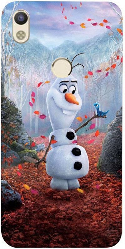 Skyhawk Back Cover for Tecno Camon I Air Snowman Cartoon  (Multicolor, Waterproof, Silicon, Pack of: 1)