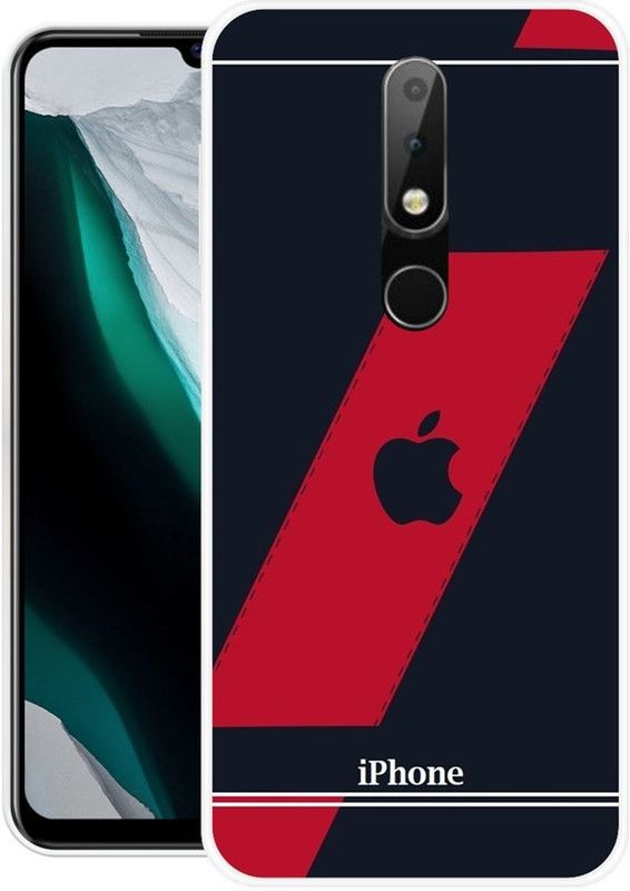 vaidik Back Cover for Nokia 6.1 Plus  (Multicolor, Dual Protection, Silicon, Pack of: 1)