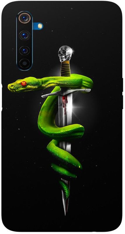 SGRB Enterprises Back Cover for Realme 6Pro  (Black, Green, Waterproof, Silicon)