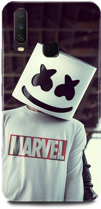 MP ARIES MOBILE COVER Back Cover for Vivo Y11, Vivo 1906,Marshmello,Dj,EDM,Music,Smiley,dj,boy,dj,marshmellow,  (Multicolor, Hard Case, Pack of: 1)