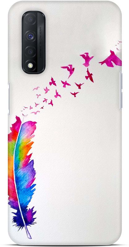 Sankee Back Cover for Realme Narzo 30 / RMX2156  (White, Hard Case)