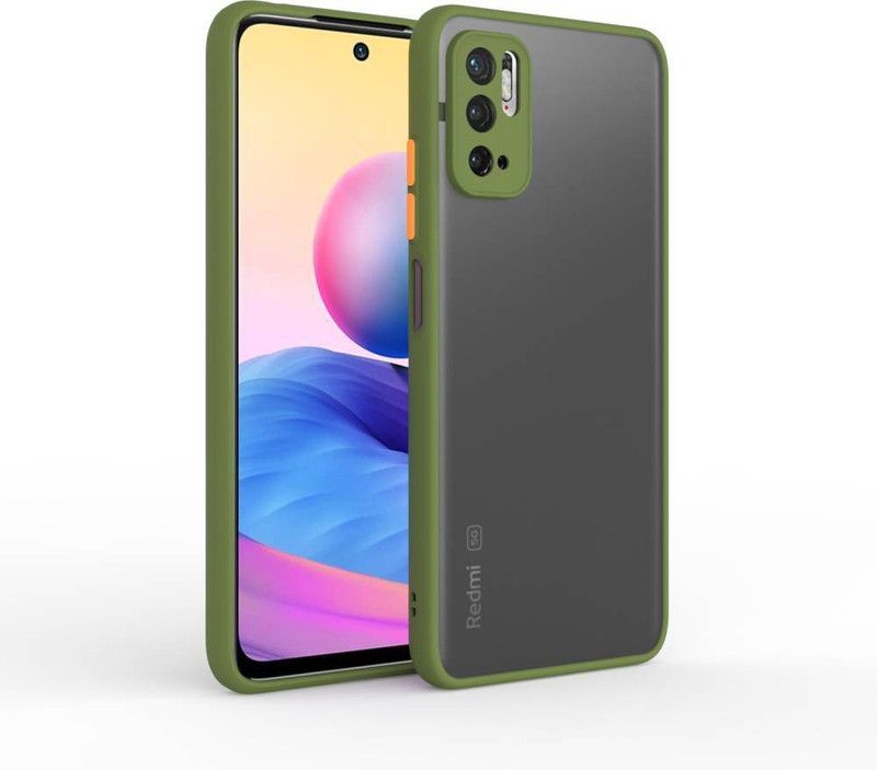 AOnes Back Cover for Poco M3 Pro  (Green, Cases with Holder, Pack of: 1)
