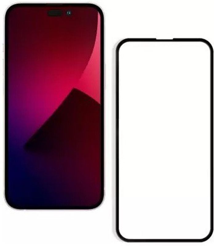 DSCASE Edge To Edge Tempered Glass for APPLE iPhone 14 Pro  (Pack of 1)