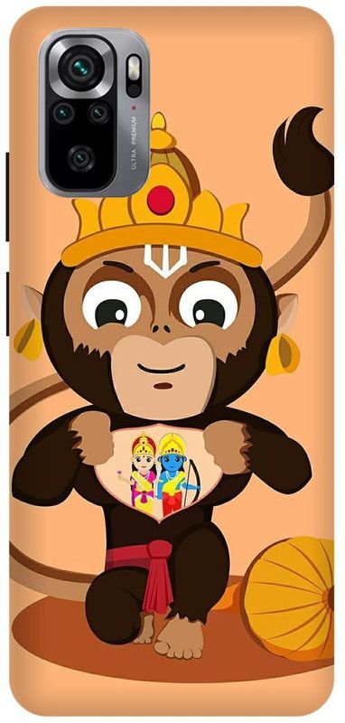 DIKRO Back Cover for REDMI Note 10, HANUMAN, JI, MARUTI, BAJRANG, BALI, CARTOON  (Multicolor, Hard Case, Pack of: 1)