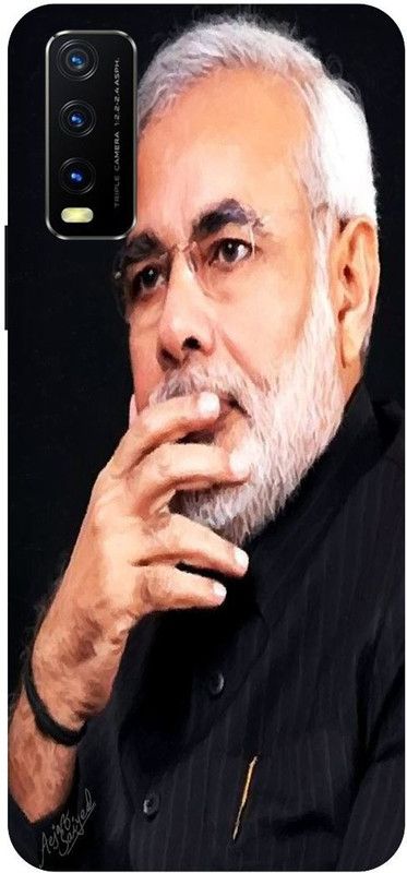 THE NARAYANA COLLECTIONS Back Cover for VIVO Y20i-V2027-V2032-MODI,BJP,NARENDRA,BHAJPA  (Multicolor, Hard Case, Pack of: 1)