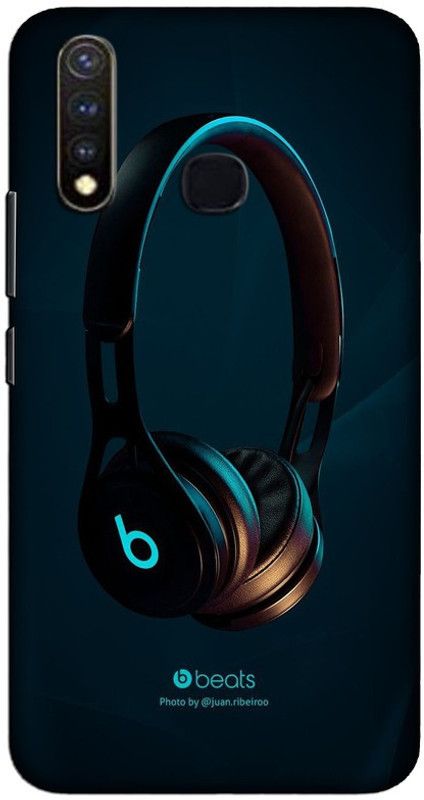 CROKIAN Back Cover for Vivo Y19 Beats hedphone Back Cover  (Multicolor, Hard Case)