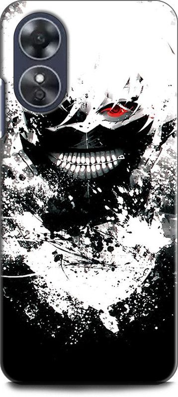 WallCraft Back Cover for OPPO A17, CPH2477 KANEKI, TOKYO GHOUL, ANIME  (Multicolor, Dual Protection, Pack of: 1)