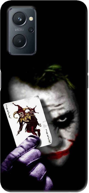 NDCOM Back Cover for Realme 9i Joker With Card Printed  (Multicolor, Hard Case, Pack of: 1)