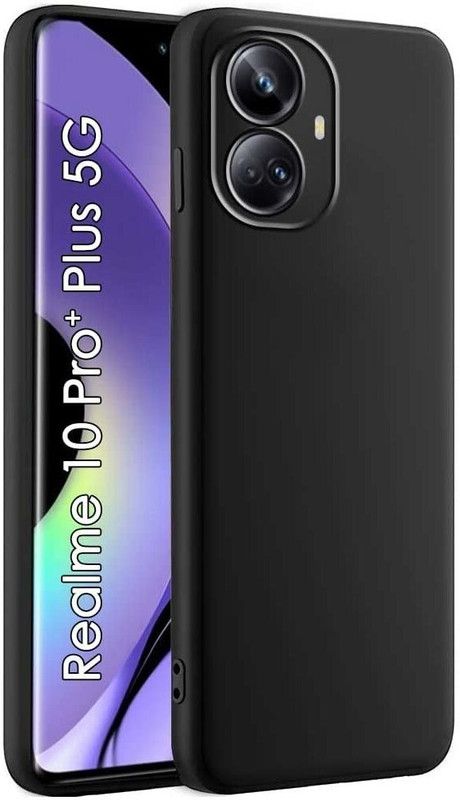 DSCASE Back Cover for realme 10 Pro+ 5G, realme 10 Pro Plus, (CA)  (Black, Pack of: 1)
