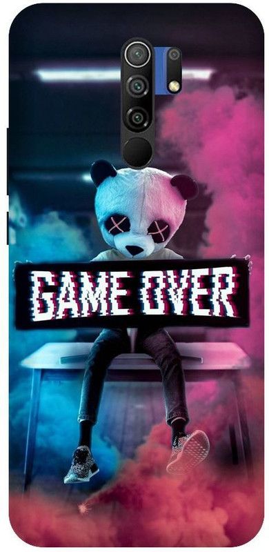 URCHIN Back Cover for Redmi 9 prime Game over, Panda, Colourfull, Neon, Trap Boy, Street, Trap  (Multicolor, Shock Proof, Pack of: 1)