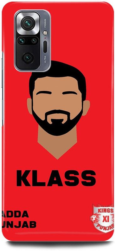 JUGGA Back Cover for Redmi Note 10 Pro, LOKESH, RAHUL, KL, RAHUL, INDIAN, PLAYER, KINGS, 11, PUNJAB  (Red, Hard Case, Pack of: 1)