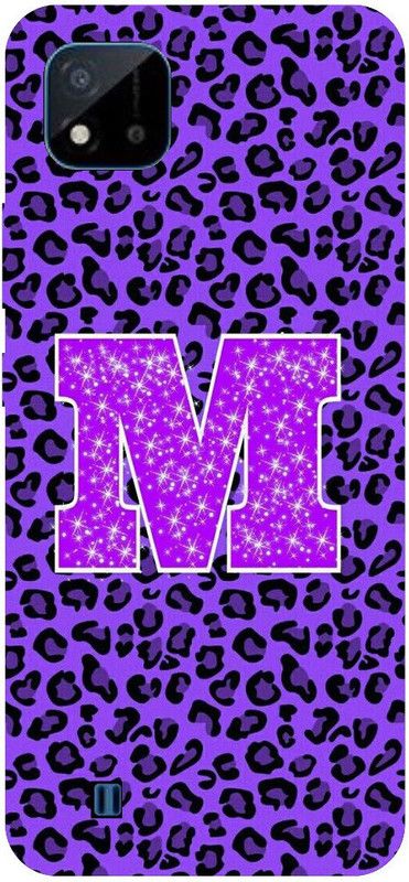 The psp online prints Back Cover for Realme C20 (M letter,M name M word  (Multicolor, Waterproof)