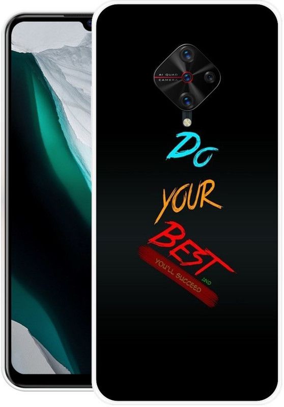 JAYFOX Back Cover for Vivo S1 Pro  (Black, Silicon)