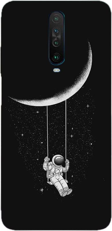 METOO Back Cover for Poco X2, Nasa Flying Design Back Cover Print : 100  (Multicolor, Dual Protection, Silicon, Pack of: 1)