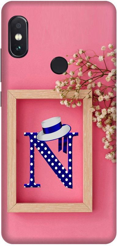 SSMORYA Back Cover for Mi Redmi Note 5 pro, N letter, Pink Multicolour Printed  (Multicolor, Shock Proof, Pack of: 1)