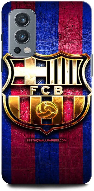 ORBIQE Back Cover for OnePlus Nord 2 5G BARCELONA, EMBLEM, FOOTBALL, FCB, SPORTS  (Multicolor, Hard Case, Pack of: 1)