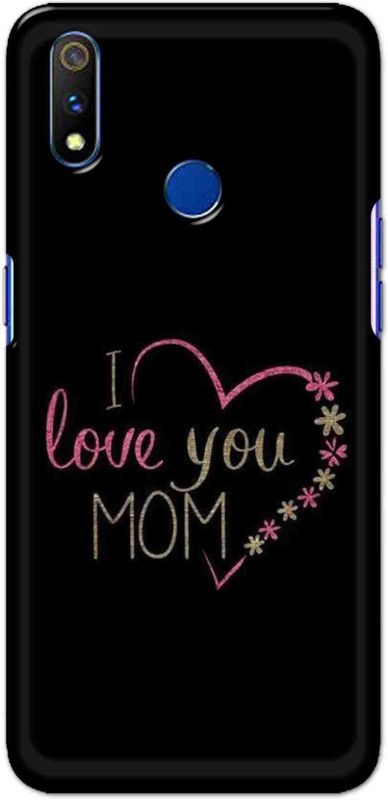 NDCOM Back Cover for Realme 3i I Love You Mom Printed  (Multicolor, Hard Case, Pack of: 1)