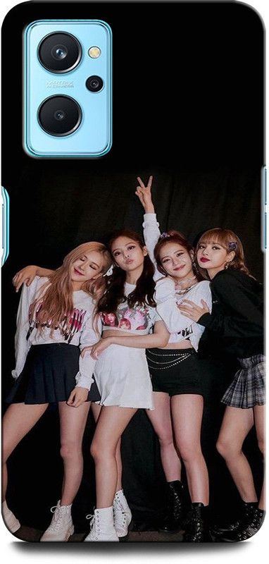 ORBIQE Back Cover for OPPO A96 LISA, JENNIE, ROSE, JISOO, BLACK PINK GIRL  (Multicolor, Hard Case, Pack of: 1)