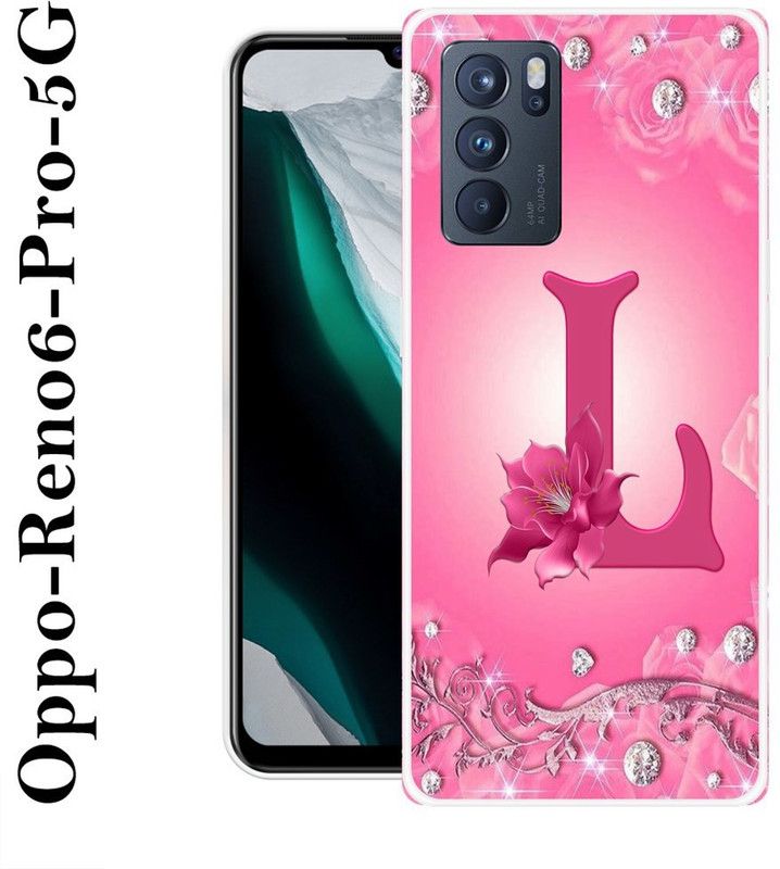 JATLAND Back Cover for Oppo Reno6 Pro 5G  (Pink, Silicon)