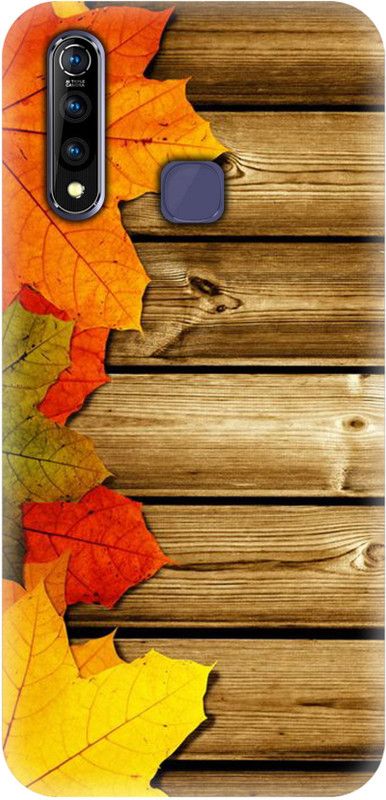 Smutty Back Cover for Vivo Z1 Pro, Vivo 1951 - Maple Leaves Print  (Multicolor, Hard Case)