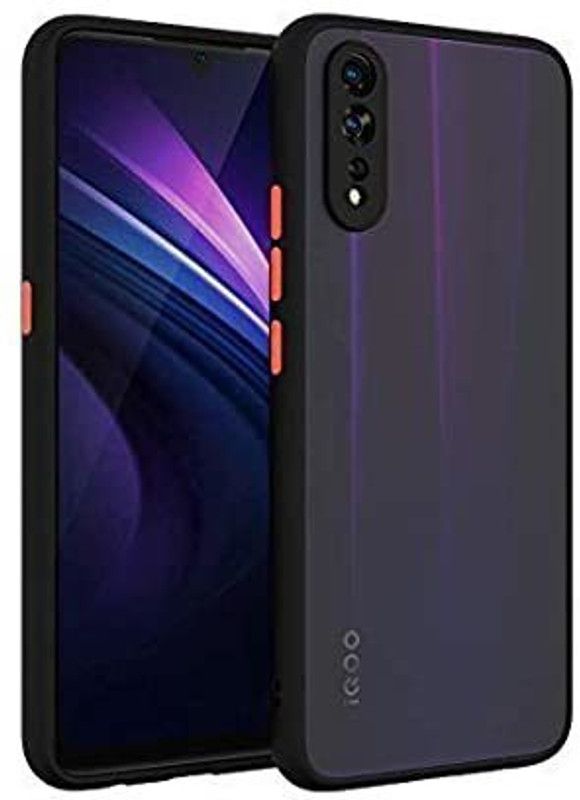 KANDIX Back Cover for MI A3  (Black, Silicon)