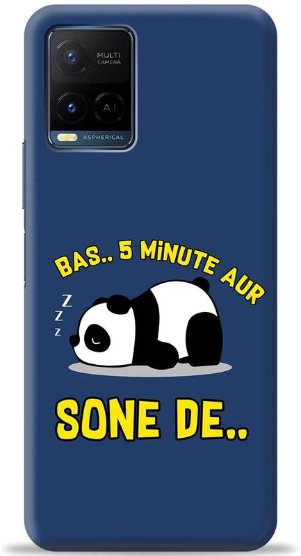 Crafter Back Cover for Vivo Y33T  (Blue, Shock Proof, Pack of: 1)