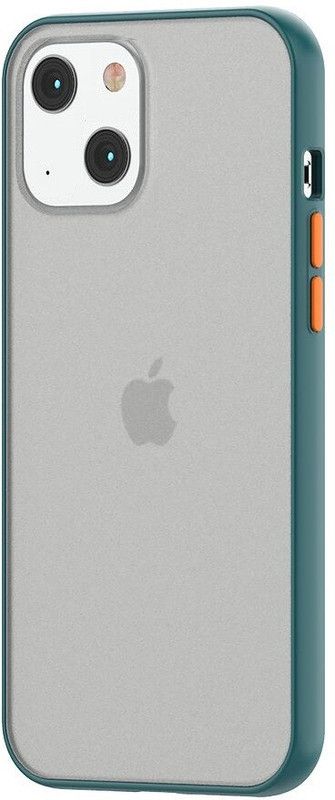 Aurochs Back Cover for Apple IPhone 13 MINI , WITHOUT CAMERA PROTECTION  (Green, Camera Bump Protector, Pack of: 1)