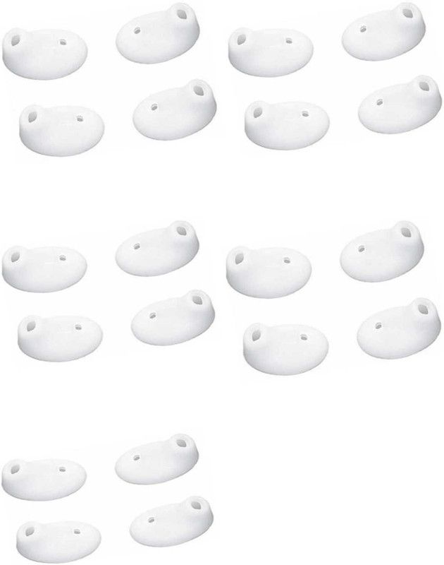 Somapa Ear Headphone Cushion-set_of-10 In The Ear Headphone Cushion  (Pack of 10, White)
