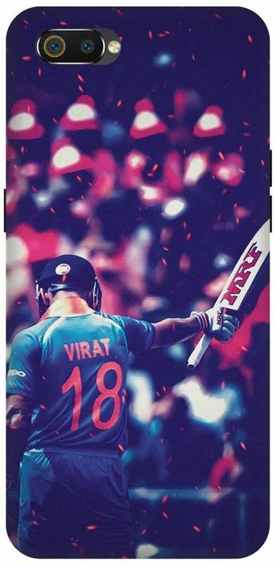 FRONK Back Cover for OPPO A1K, CPH1923, VIRAT, KOHLI, INDIAN, PLAYER, RCB  (Purple, Hard Case, Pack of: 1)