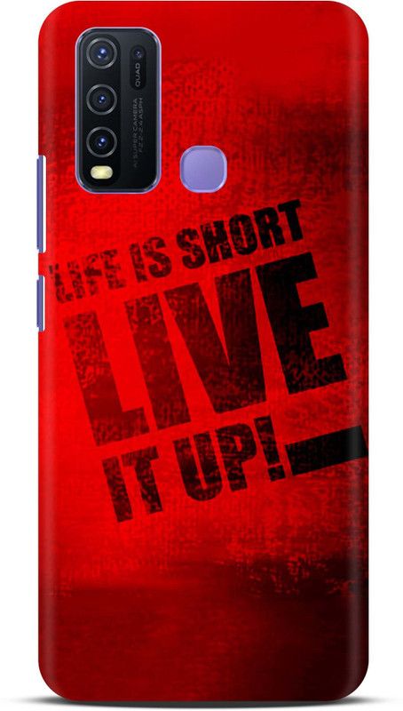 Sankee Back Cover for Vivo Y50 / VI1935  (Red, Hard Case)